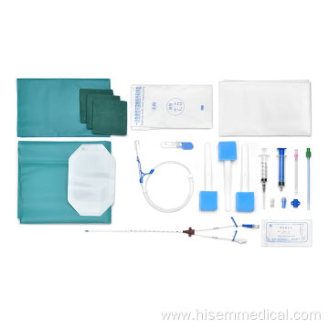 Disposable Center Venous Catheter Double Lumen Kit